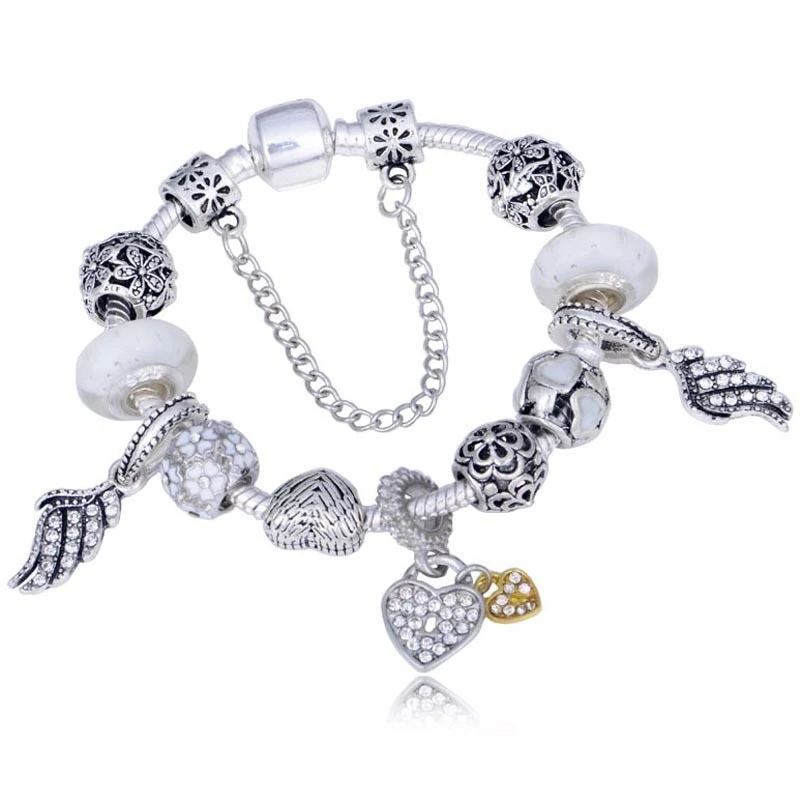 Crystal beaded bracelet