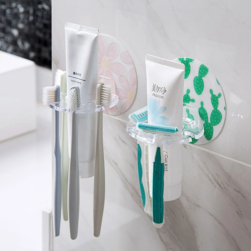 Punch-free toothbrush holder