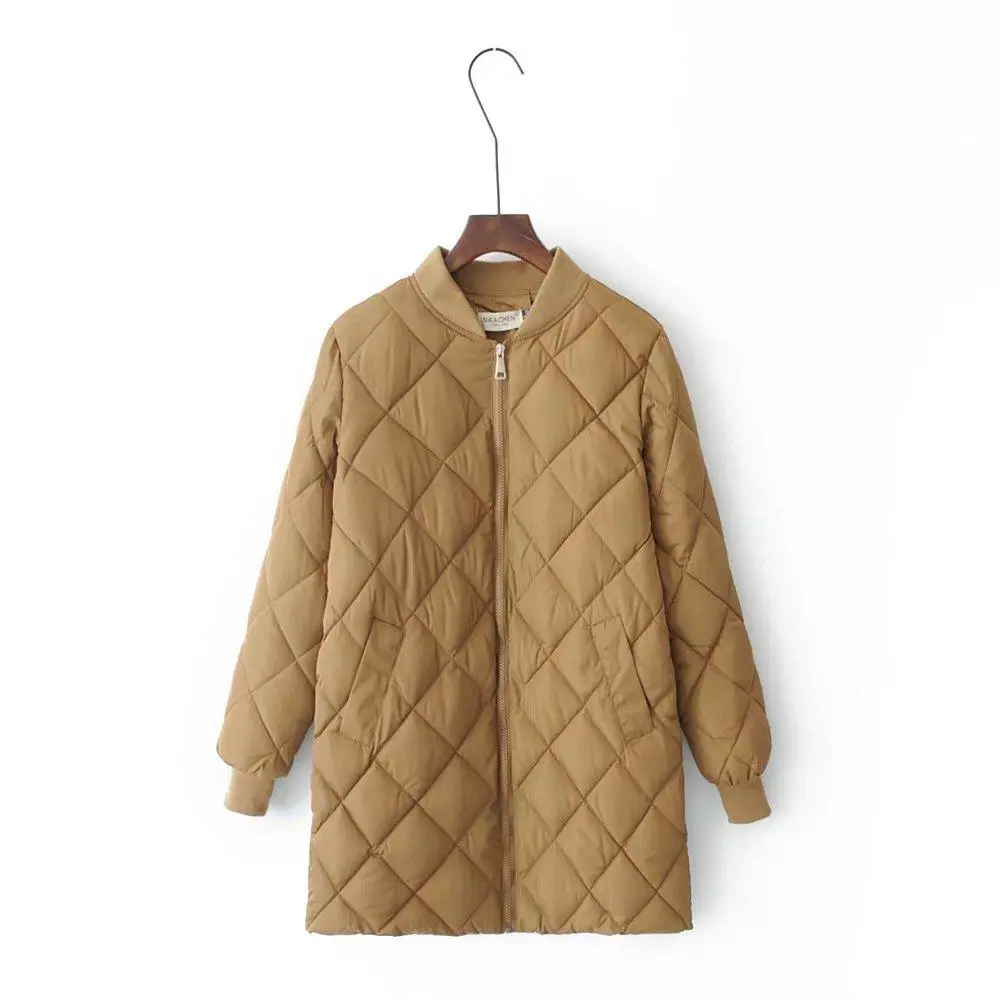Long Style Cotton Padded Coat