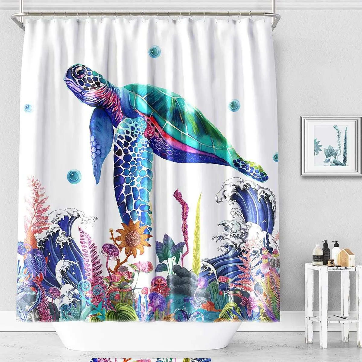 Bathroom non-slip floor mat absorbent suit