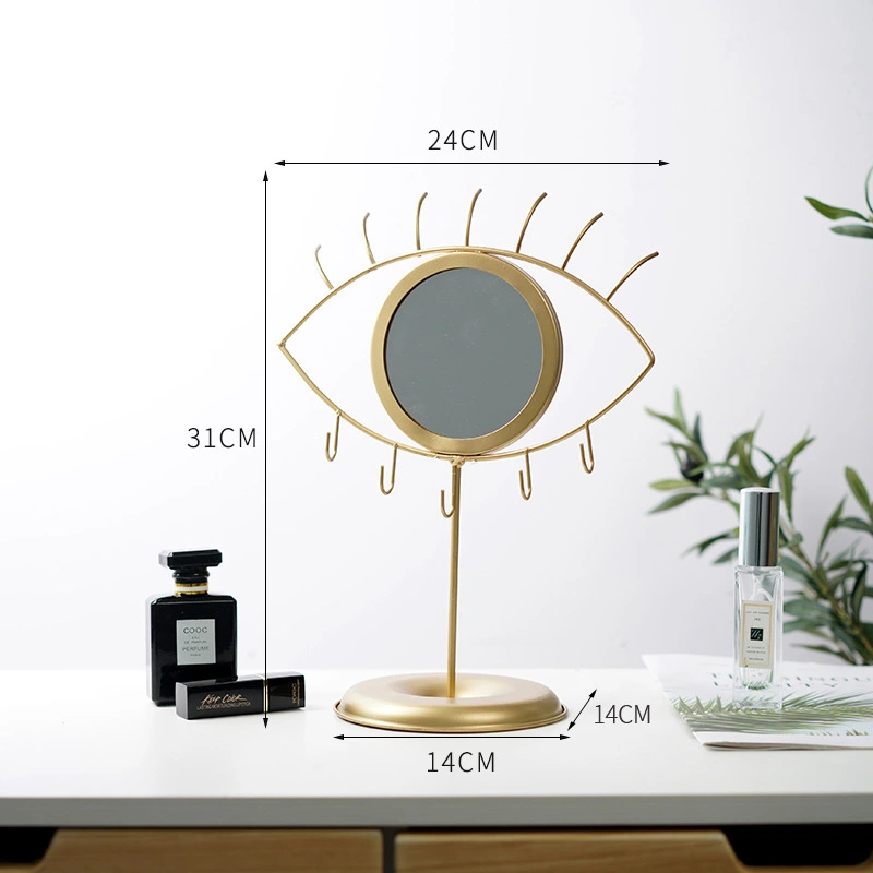 Eye Mirror with Jewelry Hook
