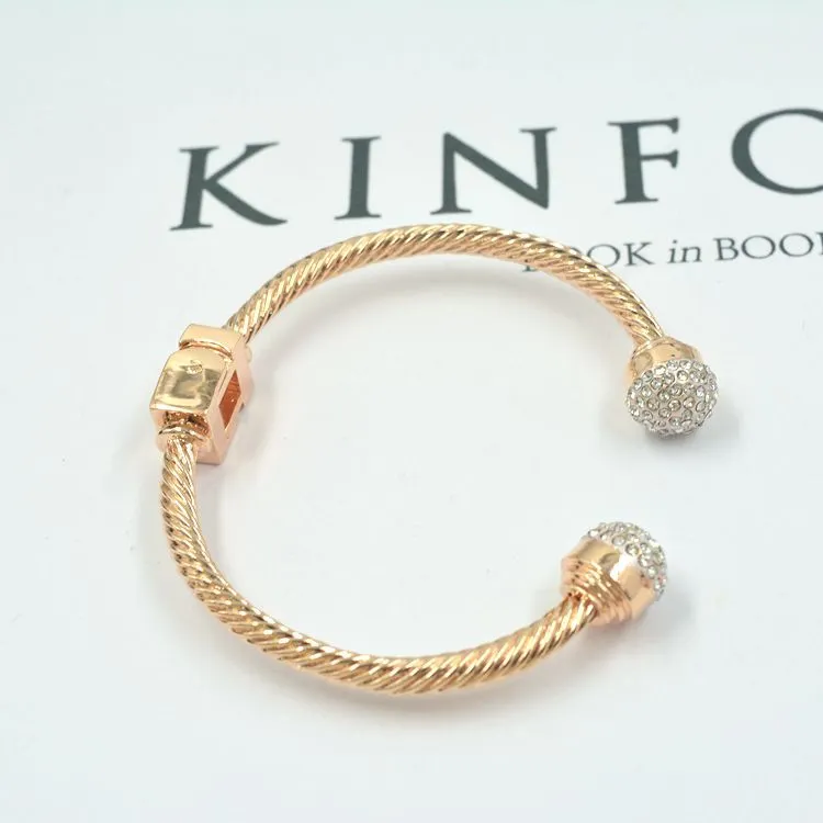 Fashion simple mud drill ball bracelet