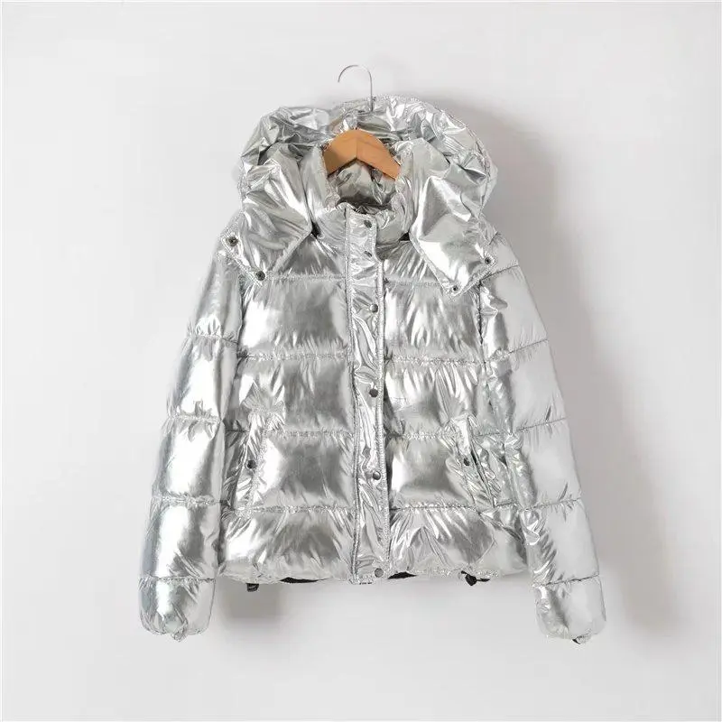 Metallic Padded Coat