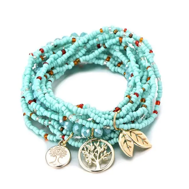 Multilayer Rice Bead Bracelet Bohemian Bracelet Bracelet