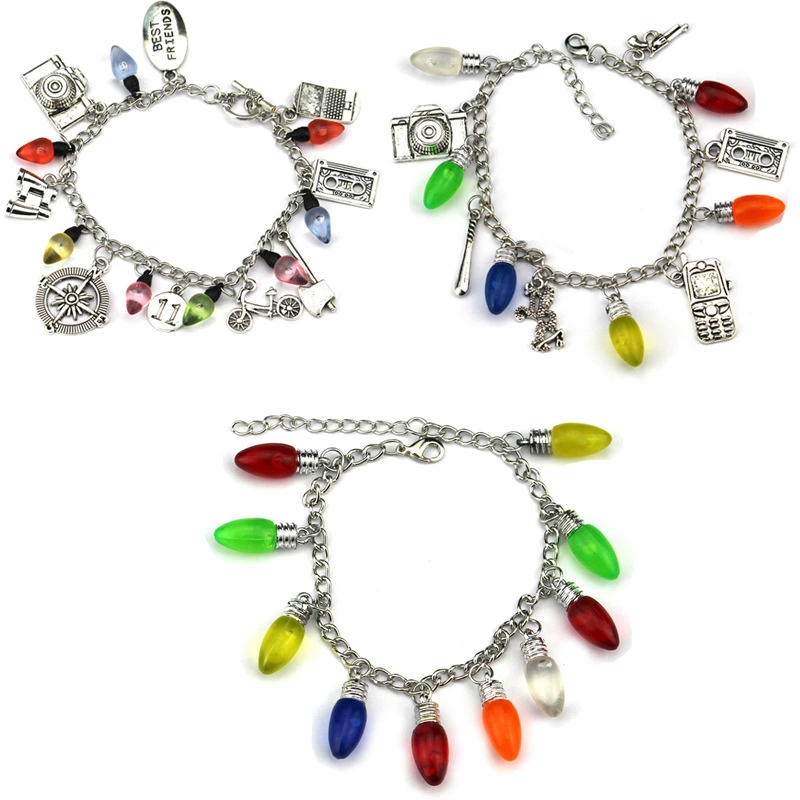 Light bulb bracelet