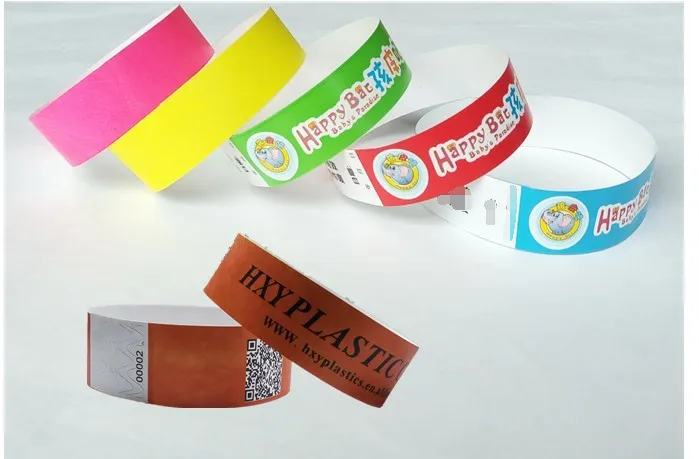 Disposable DuPont Paper Wrist Band 19x250mm