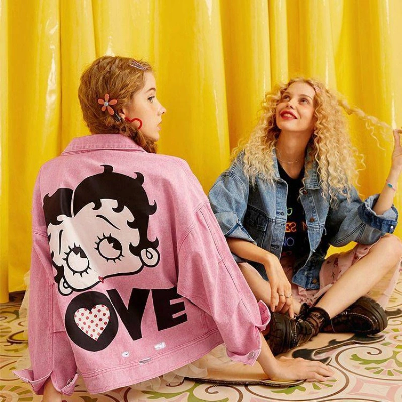 Women's Korean style loose casual denim jacket