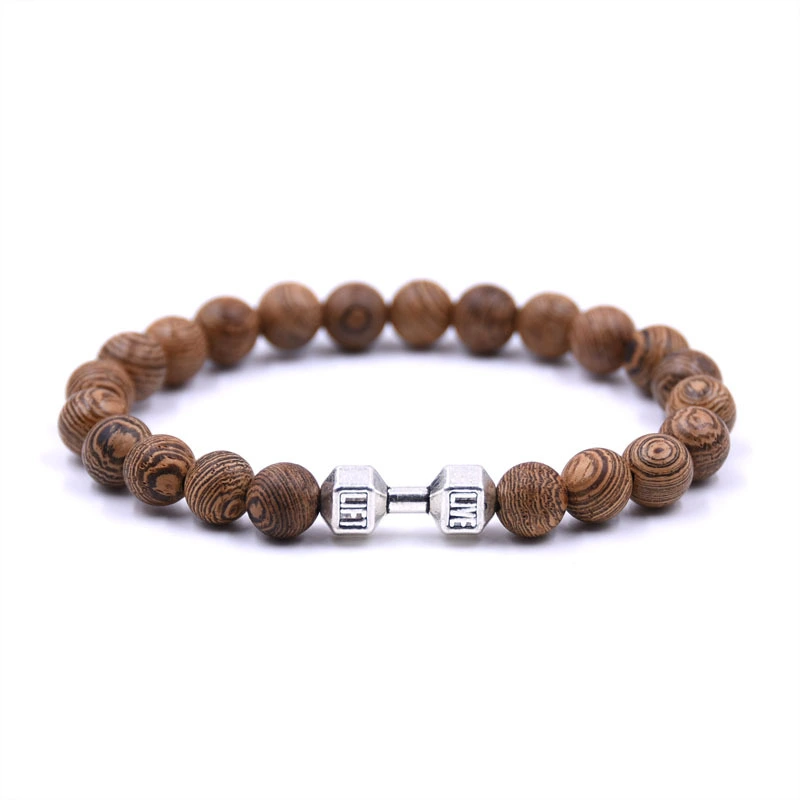 Chicken Wing Wooden Bracelet Beads Beaded Bracelet