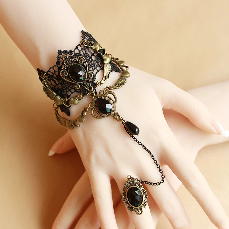 Love Angel Wings Lace Bracelet