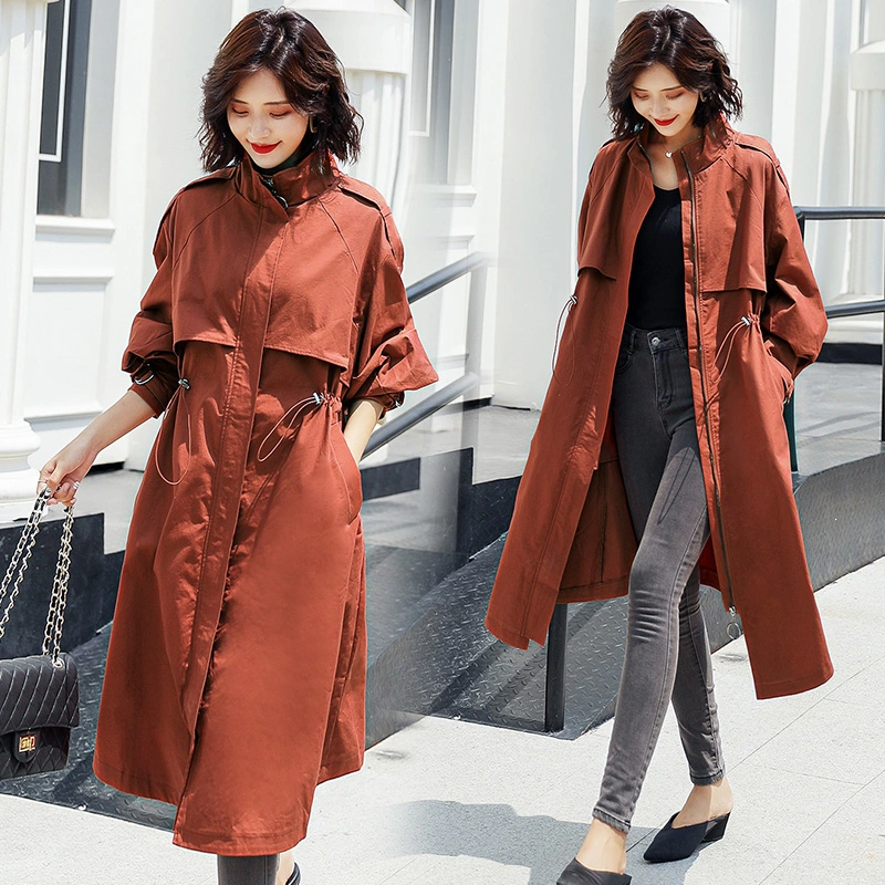 Fashion Trend Comfort 2021 New Autumn Pure Windswear Zipper Long Sleeve Collar