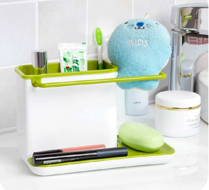 Kitchen rack storage rack cleaning supplies drain storage rack