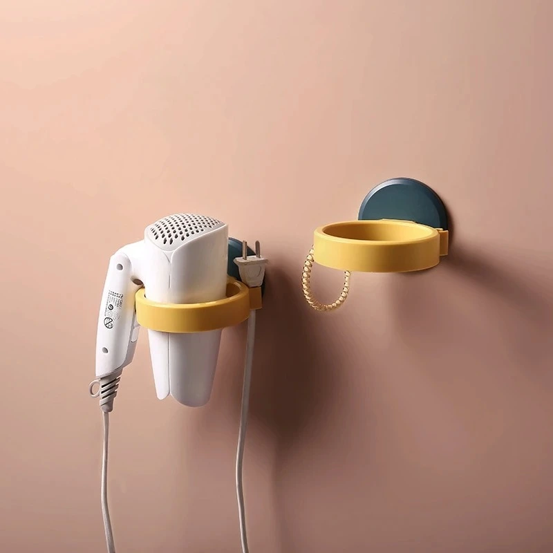 Hair dryer rack