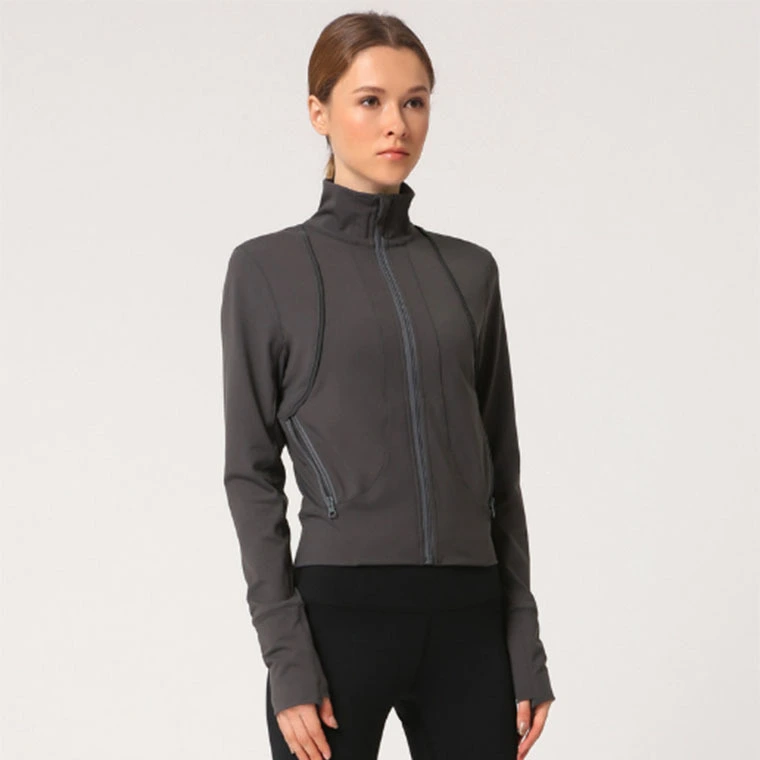 Zip jacket yoga wear