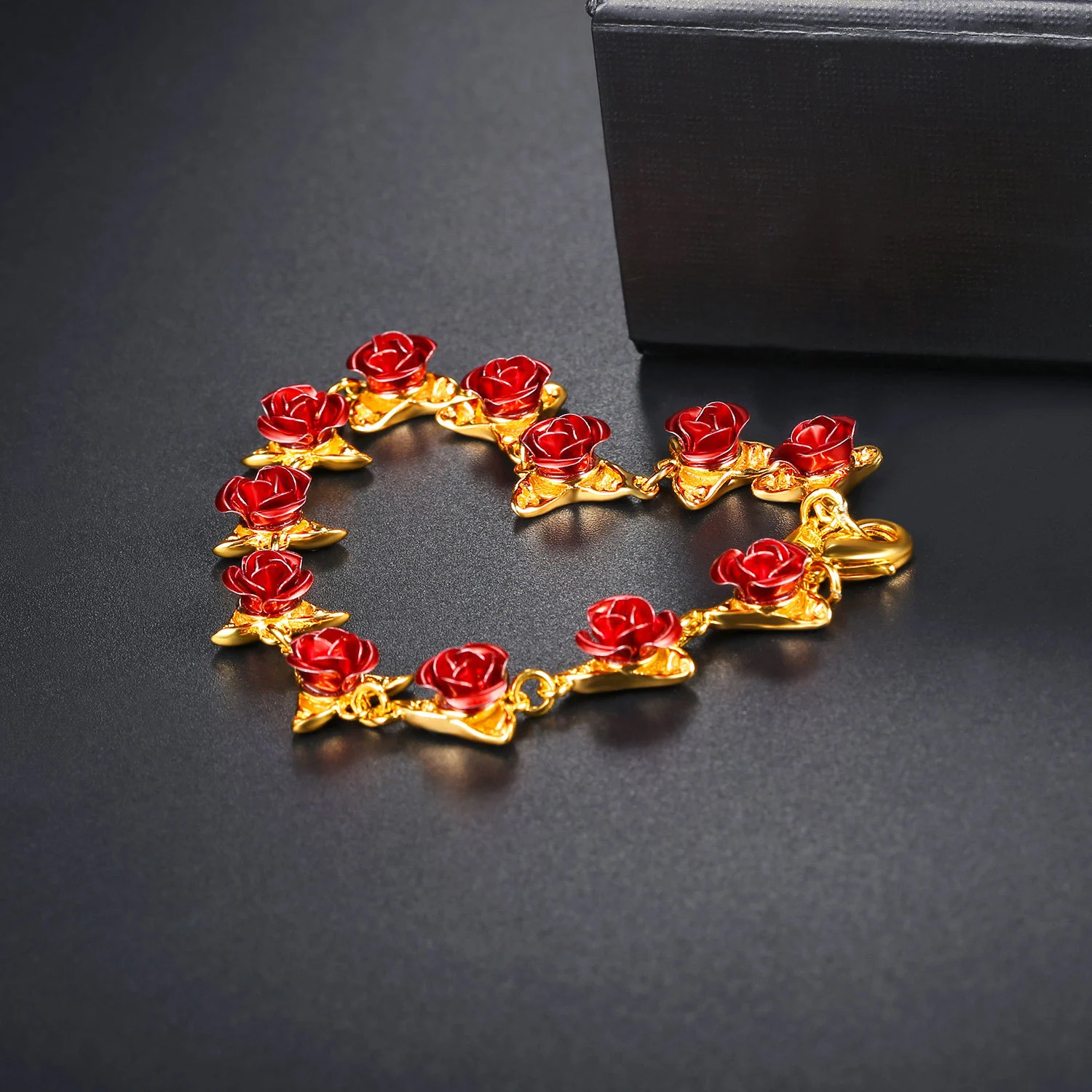 Fashion Rose Flower Bracelet