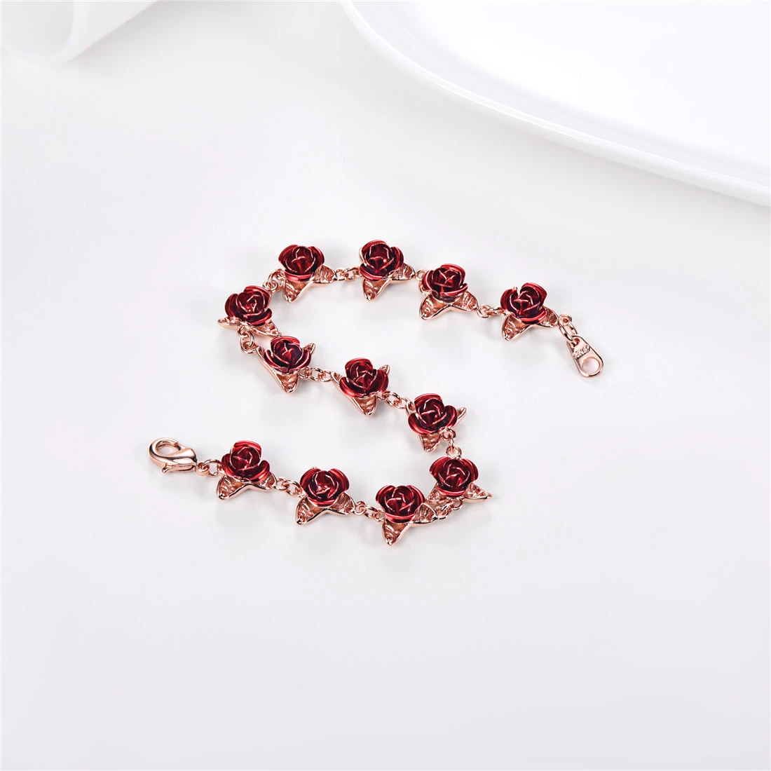 Fashion Rose Flower Bracelet