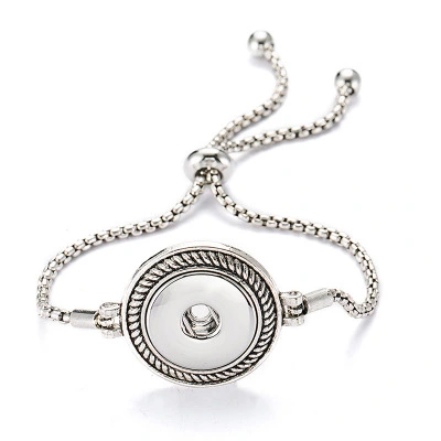 Alloy snake chain bracelet button bracelet