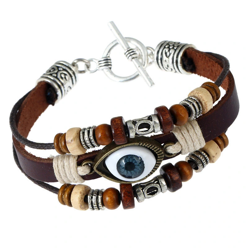 Retro eye multi-layer bracelet