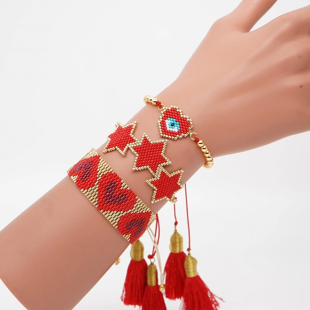 Love Jewelry Net Red Suit Women's Bracelet Miyuki Hand-Woven