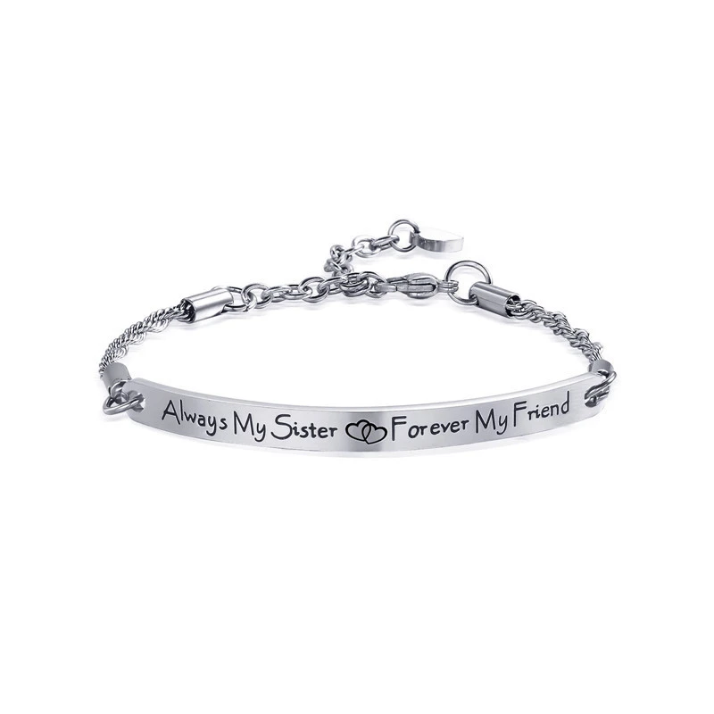Always my sister forevermy friend bracelet bracelet