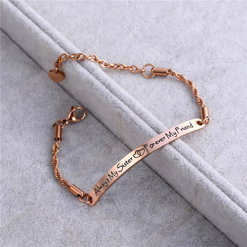 Always my sister forevermy friend bracelet bracelet