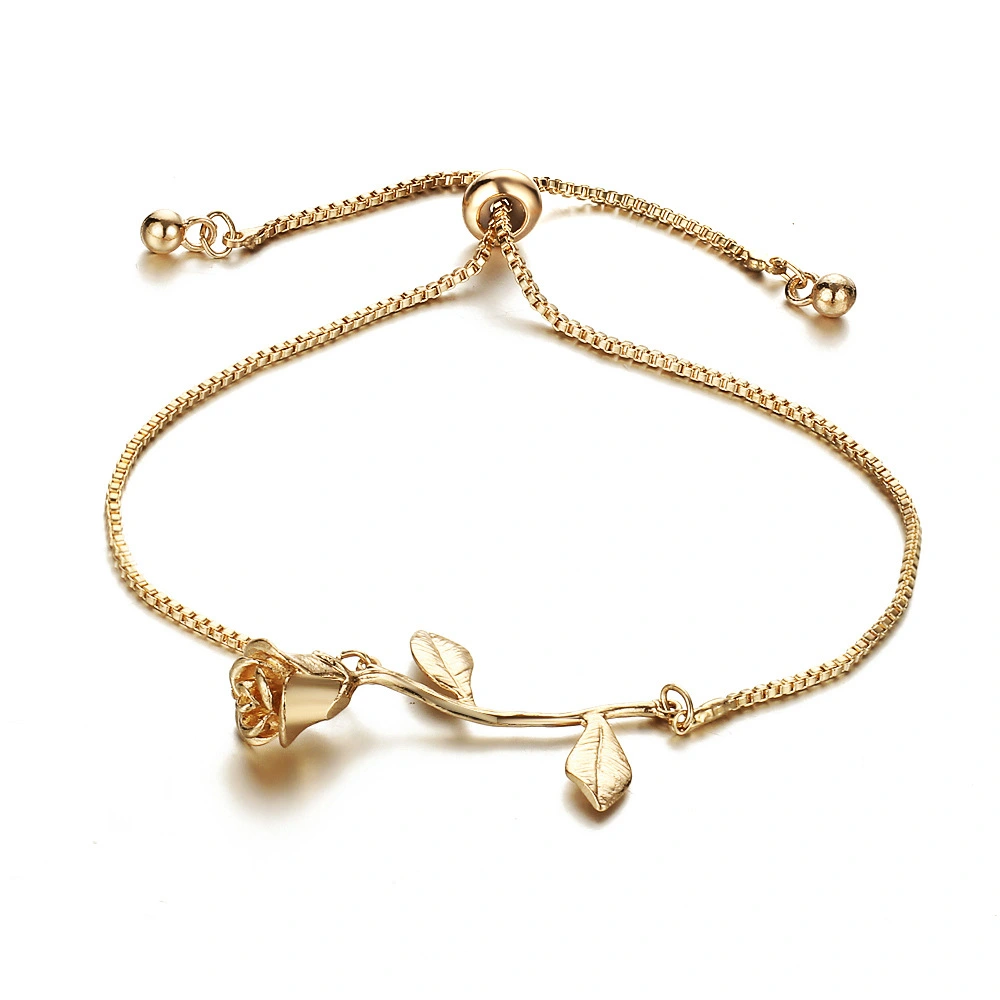 Rose push-pull bracelet