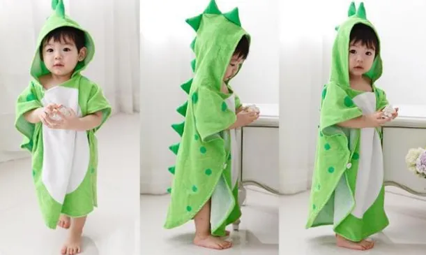 Cotton hooded baby bath cape cape