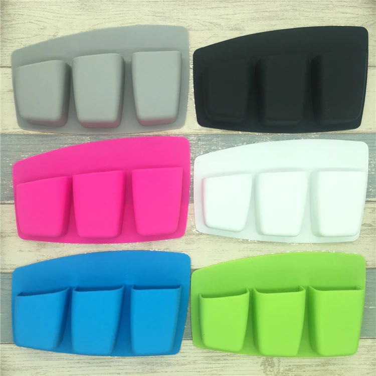 Silicone cosmetic brush storage box