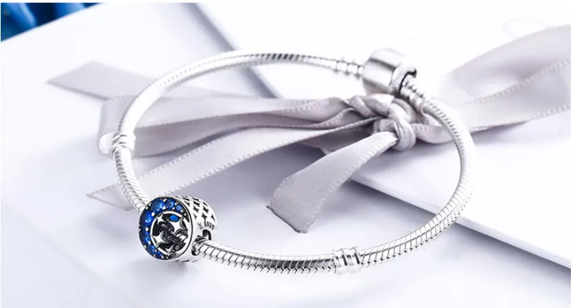 Japanese and Korean street fashion Xingyue myth - 925 silver accessories diy beaded loose beads bracelet jewelry accessories
