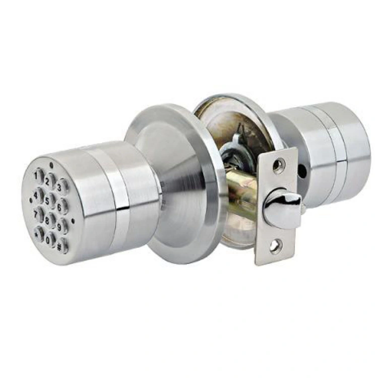 Replaceable spherical electronic code lock