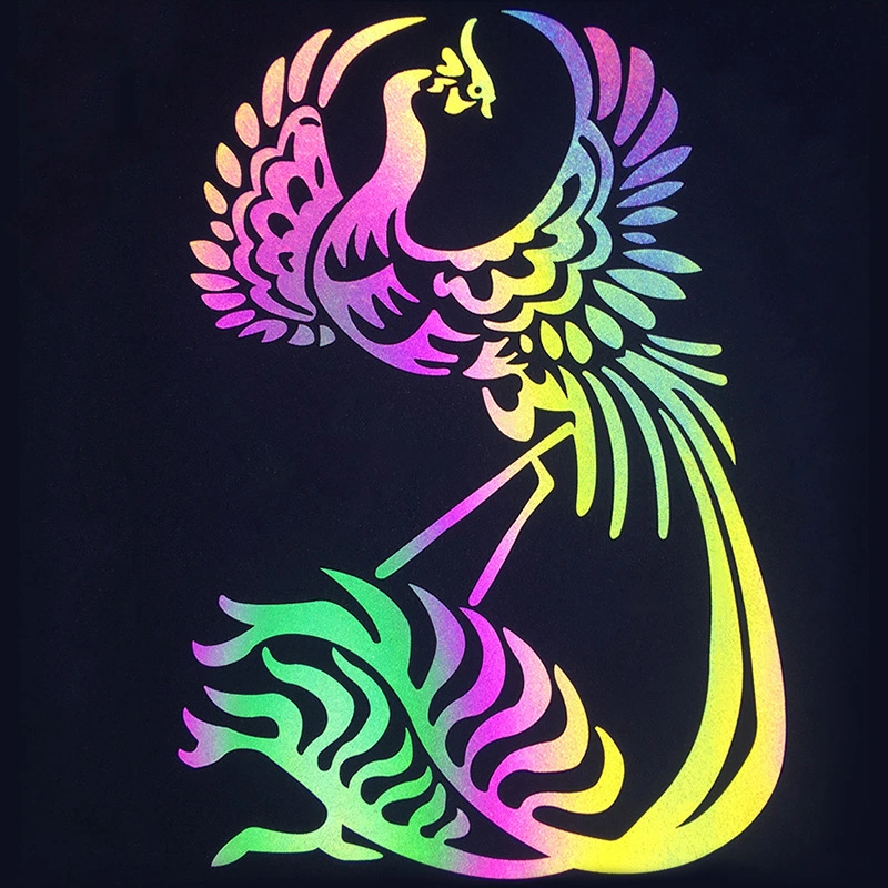 Rainbow reflective thermal film
