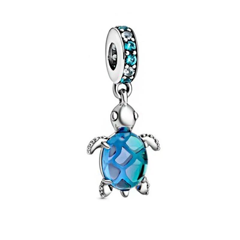 Turtle dolphin bracelet charm