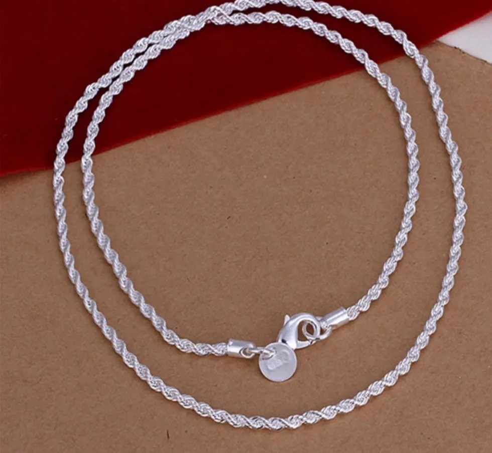 Twist necklace twist chain