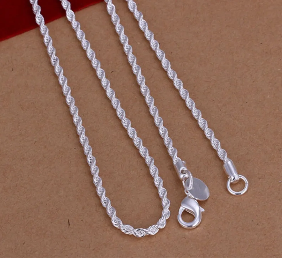 Twist necklace twist chain