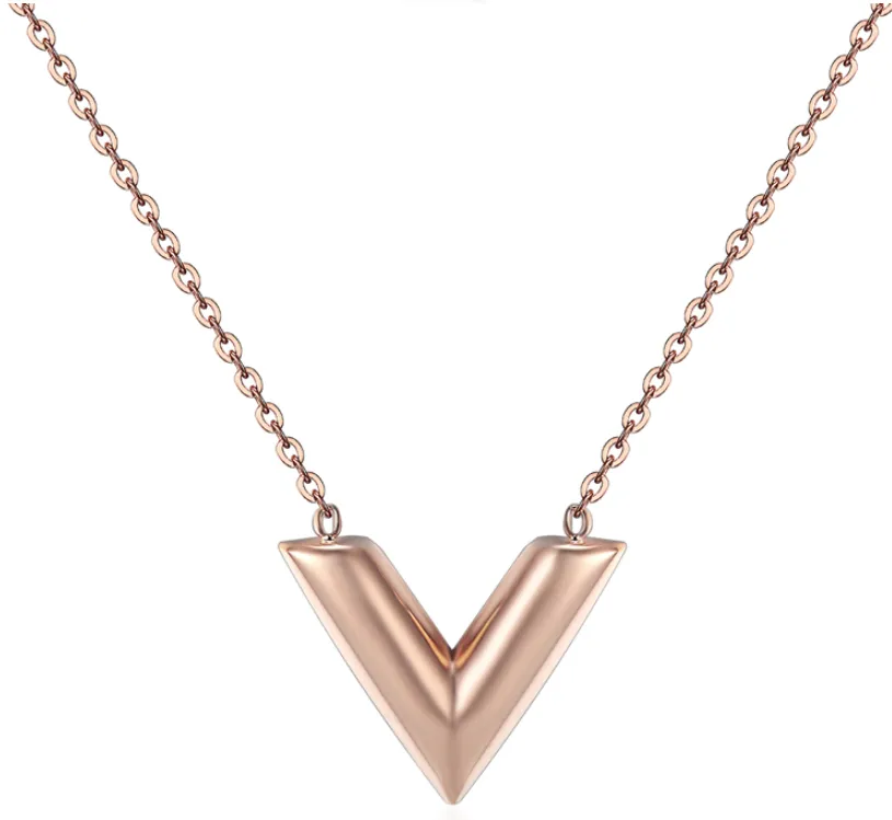 Korean version of V-shaped necklace