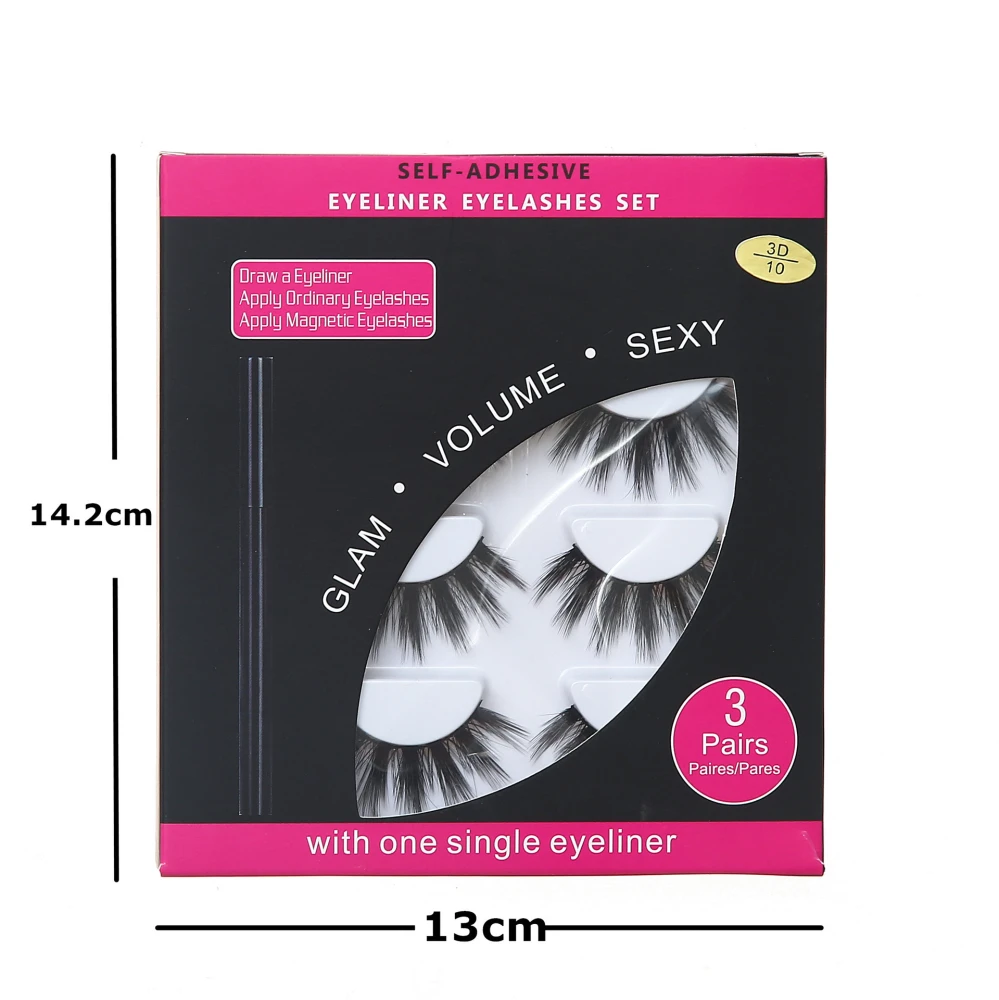 3 Pairs Magic False Eyelashes