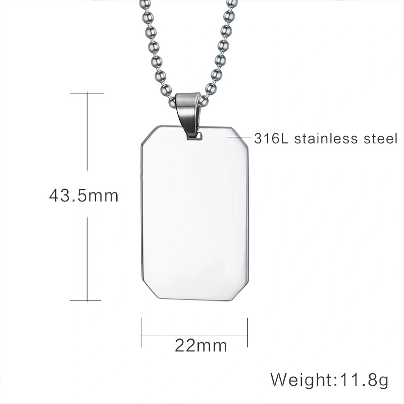 Stainless steel pendant