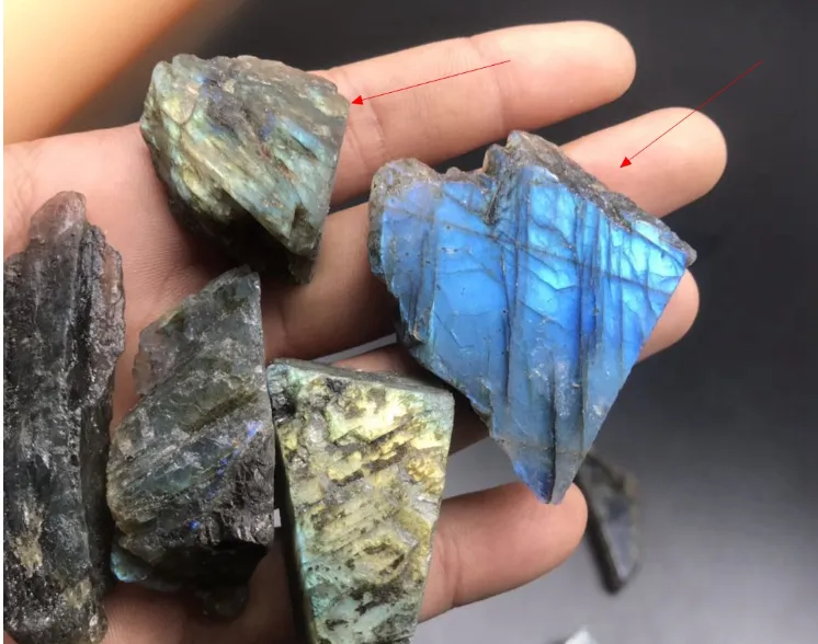 Natural Grey Moonstone Rough Stone Pieces
