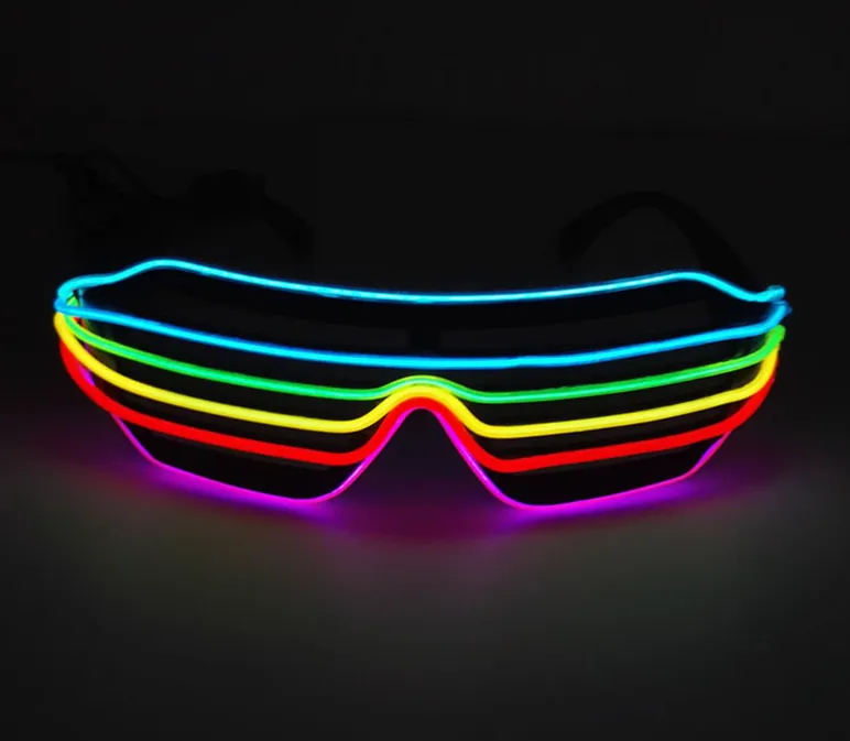 Cold light emitting glasses