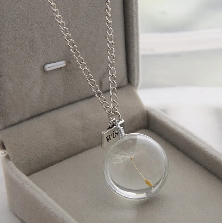 Fashion Jewelry Dandelion Pendant