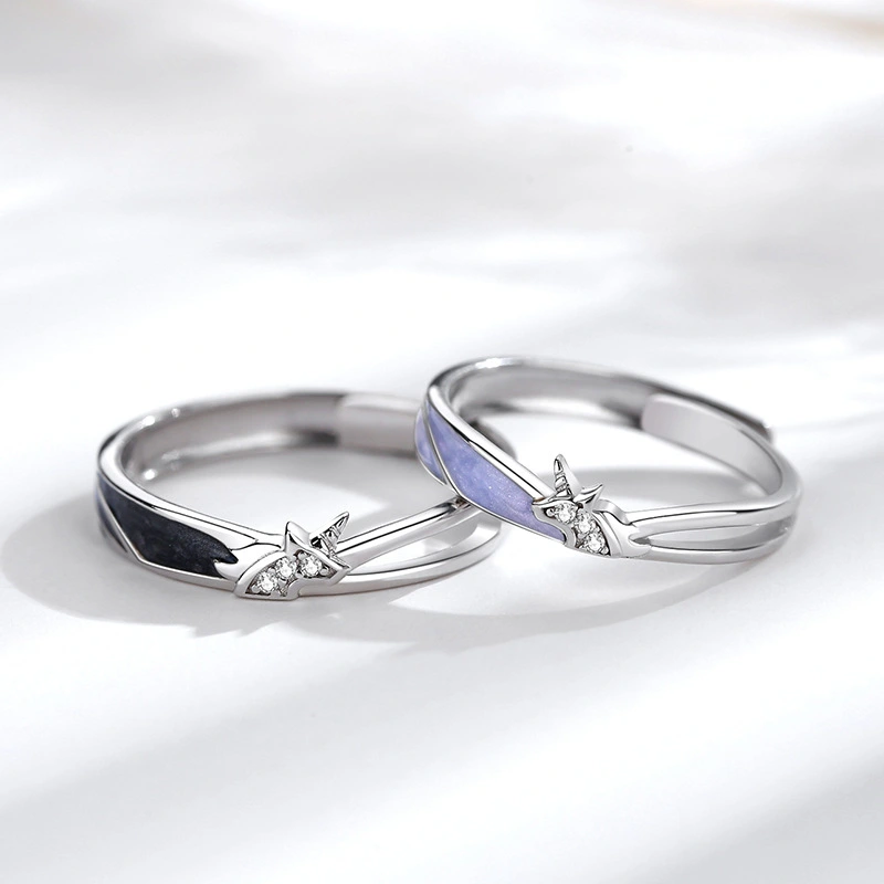Sterling Silver Crystal Unicorn Ring