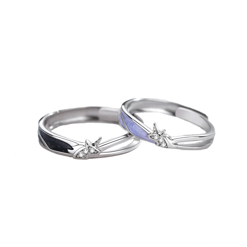 Sterling Silver Crystal Unicorn Ring