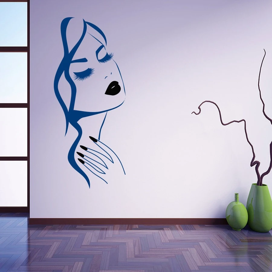 Creative New Beauty Avatar Background Wall Sticker