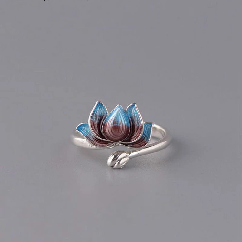 Blue lotus  ring