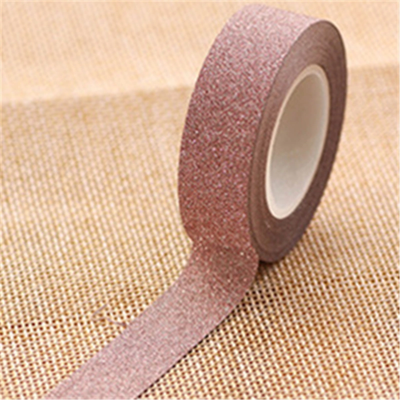 Gold powder glitter tape