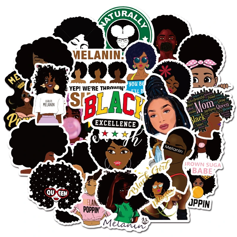 Motivational black girl sticker