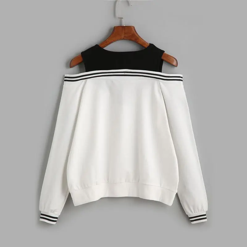 Simply Shoulder Stripe Line Top