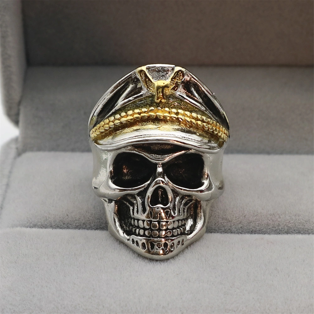 Retro Legion Skull Ring