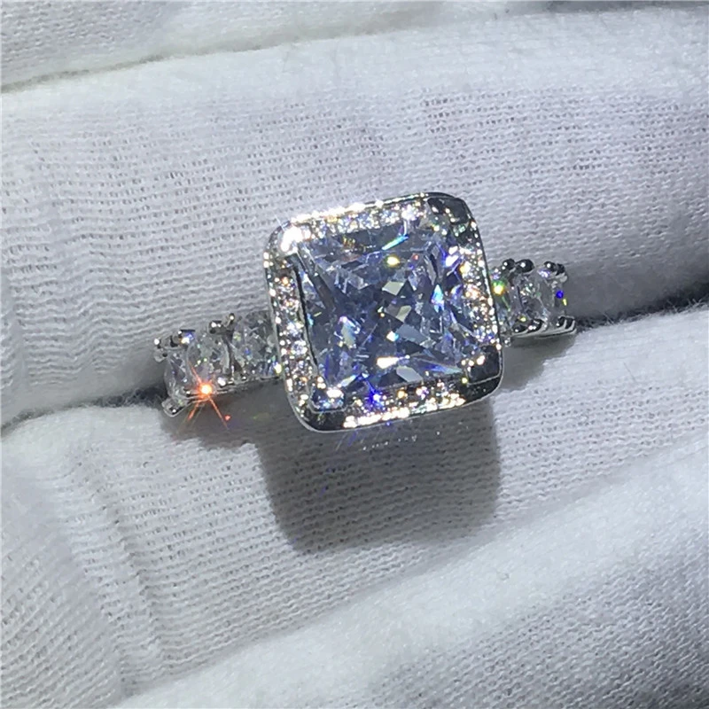 Super  Zircon Lady Ring European And American Fashion Marriage Engagement Jewelry