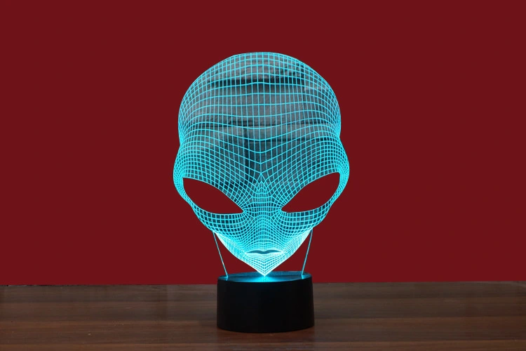 Martian colorful 3D night light