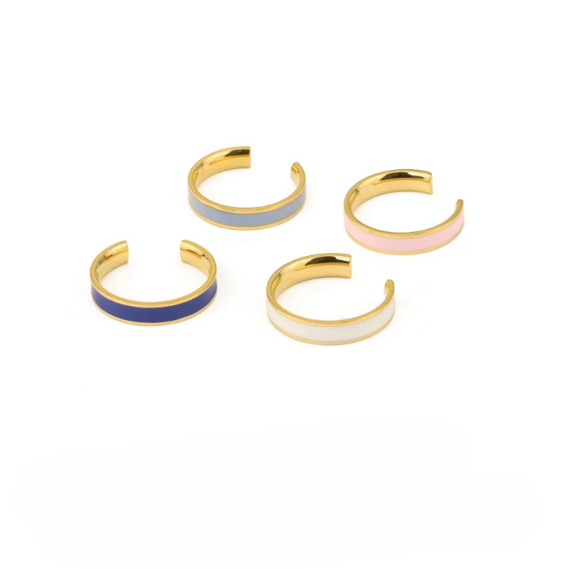 European and American oil color ring